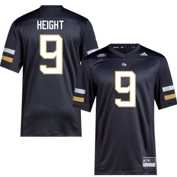 Romello Height Georgia Tech Jerseys,Georgia Tech Yellow Jackets College Football Uniforms-Black